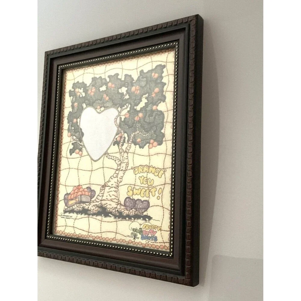 Vintage Frooty Pooty Shots Framed Art Print Mat-1 Photo Novelty Insert Collage